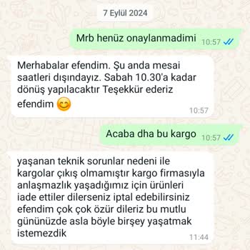 Düğün Öncesi Sipariş Sorunu Ve İade Talebi
