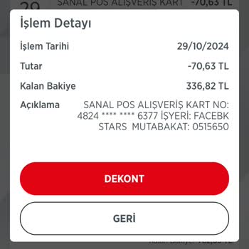 İzinsiz Facebook Ödemeleriyle Mağduriyet