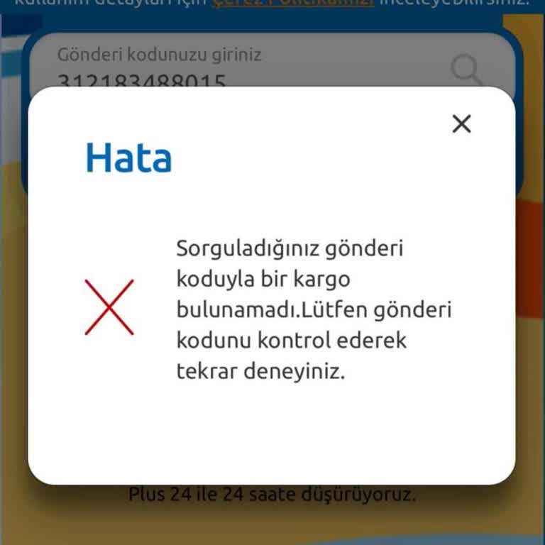 Kargo Takip Sorunu: Gönderi Kodu Bulunamıyor