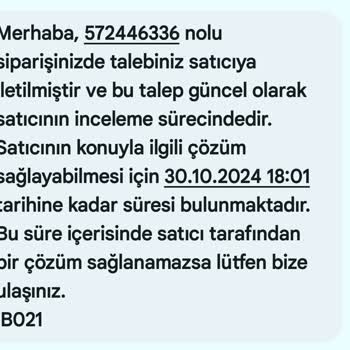 Teslim Edilmeyen Sipariş Ve İletişim Sorunları