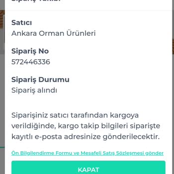 Teslim Edilmeyen Sipariş Ve İletişim Sorunları