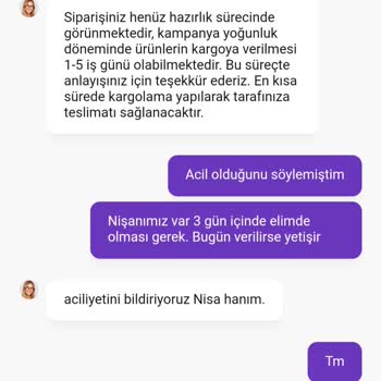 Sipariş ve İletişim Problemleri