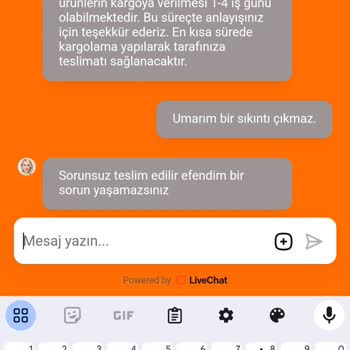 Sipariş ve İletişim Problemleri