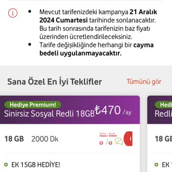 Vodafone Fatura Artışı: Makul Fiyat Beklentisi