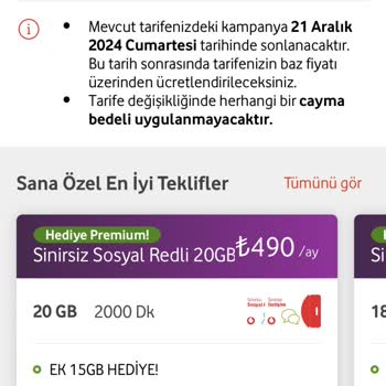 Vodafone Fatura Artışı: Makul Fiyat Beklentisi