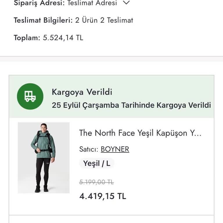 Boyner Ve Aras Kargo Arasında Kaybolan Ürün