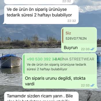 Balina Street'te Kayıp Sipariş Ve İade Sorunu