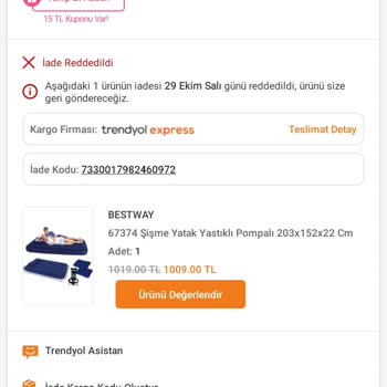 Trendyol'da Güven Sarsan Alışveriş Deneyimi