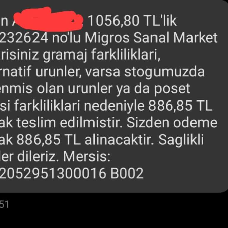 Migros Eksik Ürün Ve İlgisiz Müşteri Hizmetleri