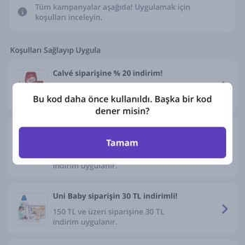 Getirçarşı Kampanya İndirimi Sorunu Ve Zaman Kaybı!