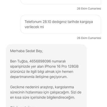 Hepsiburada'dan Sipariş Edilen İphone'un Teslimatında Yaşanan Gecikmeler