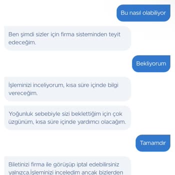Obilet Ve Pamukkale Turizm Arasında Yaşanan Bilet Karmaşası