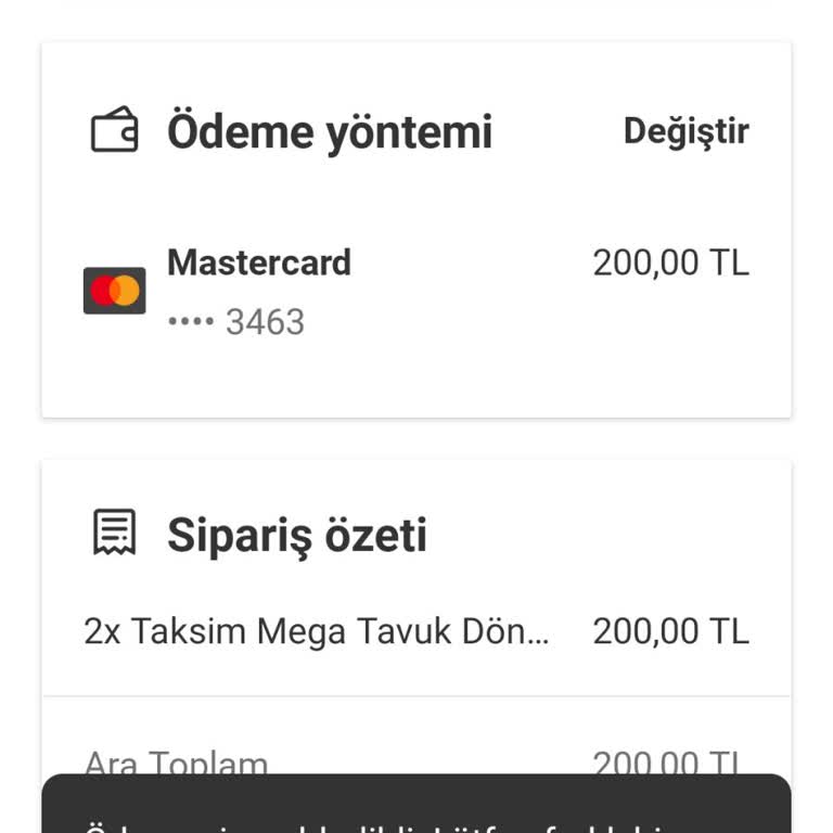 Ödeme Sorunu Yaşıyorum