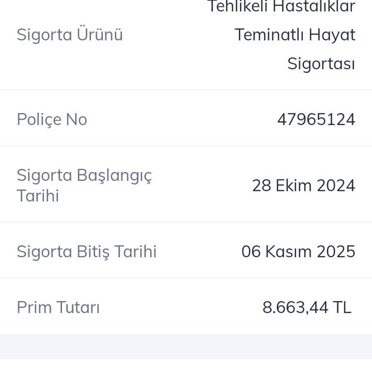 Hayat Sigortası Poliçesi İptali Ve Ücret İadesi Talebi