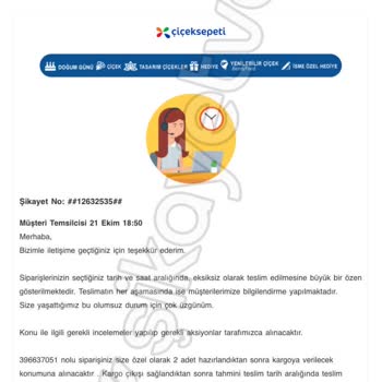 Eksik Gönderilen Tıbbi Atık Kutuları Ve Çiçek Sepeti İletişim Sorunu