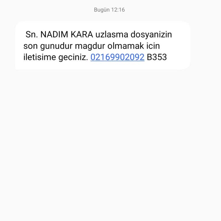 Yanıltıcı Mesajlarla Mağduriyet Tehdidi