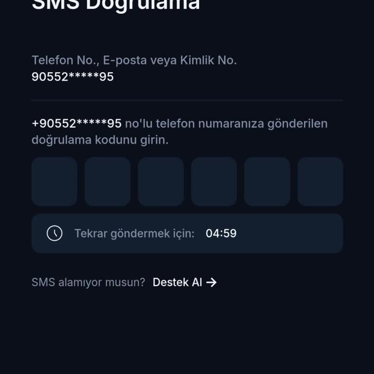 BTC Türk Hesabına Erişim Sorunu