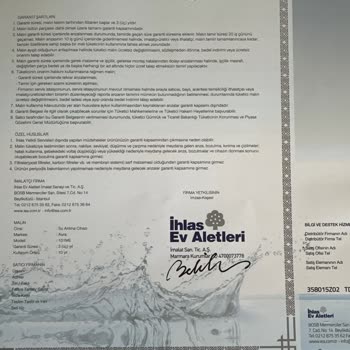 İhlas Ev Aletleri Şikayeti