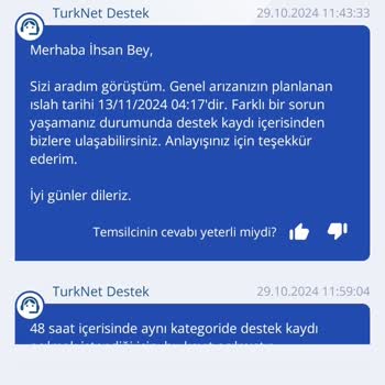 TurkNet Bağlantı Sorunları Ve Uzayan Bekleme Süreleri