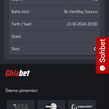 Ghiabet Spor Bahsi Kazancımı Ödemiyor!