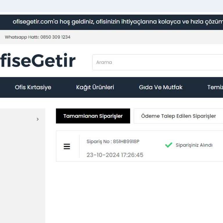 Ofisegetir'den Alışveriş: Ürün Yok, İletişim Yok, Para İadesi Yok