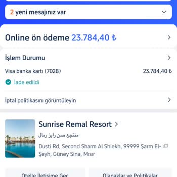 Trip.com Üzerinden İptal Edilen Rezervasyon Sorunu