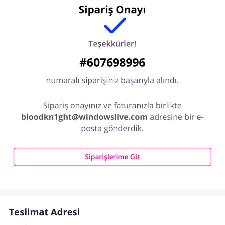 Siparişte Gecikme Ve Hizmet Kalitesi Sorunu