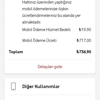 Vodafone Pay Üyeliği Hakkında Bilgilendirilmeden Kesilen Ücretler