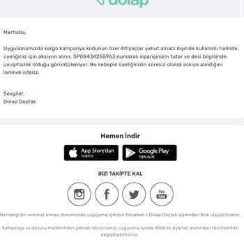 Haksız Hesap Kapatma Ve Yetersiz Destek
