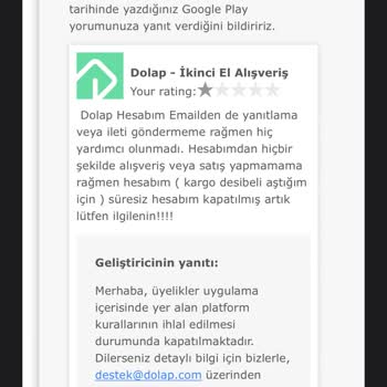 Haksız Hesap Kapatma Ve Yetersiz Destek