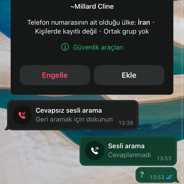 Bilinmeyen Numaradan Gelen Tehditkar Arama