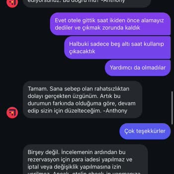 Otele Erken Giriş Yapılamadı, İletişim Ve İade Sorunları Yaşandı