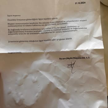 Boyner'den Aldığım Levis Kotun Kalite Sorunu Ve İade Problemi