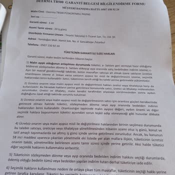 Kalitesiz Ürün Ve İlgisiz Müşteri Hizmetleri