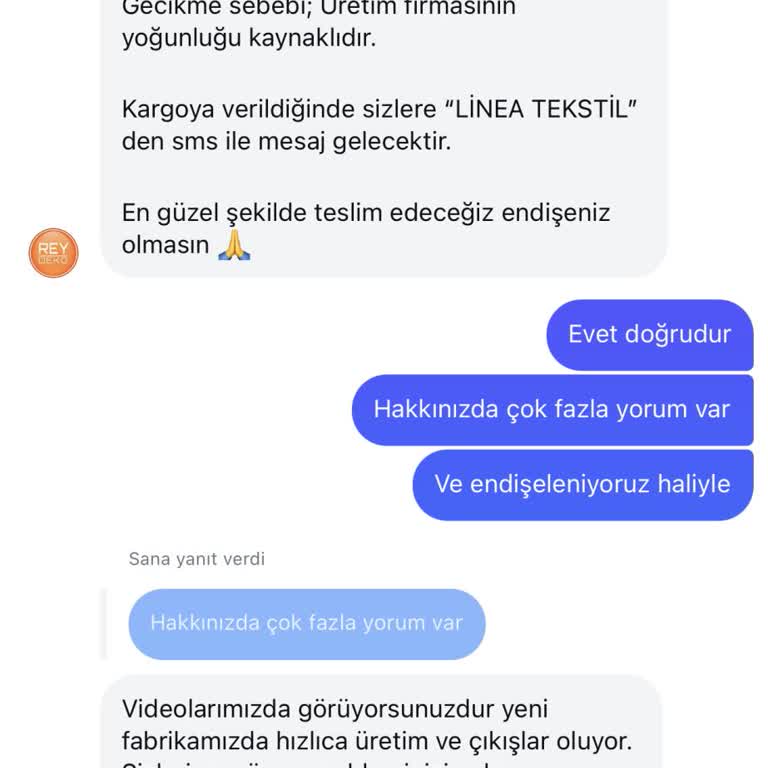 Reydeko Halı'dan Geciken Sipariş Ve İletişimsizlik
