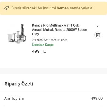 Yanıltıcı Reklam Ve Hatalı Ödeme: Karaca Mutfak Robotu Alışveriş Sorunu