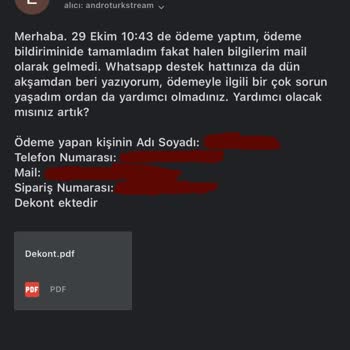 WhatsApp Ve E-posta Destek Eksikliği: Hizmet Alamama Sorunu