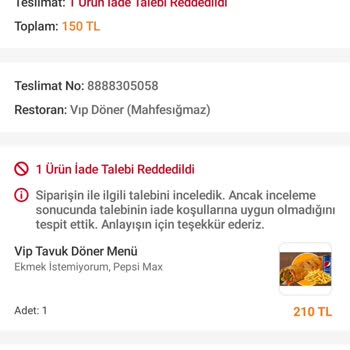 Yanlış Siparişlerde İade Sorunu