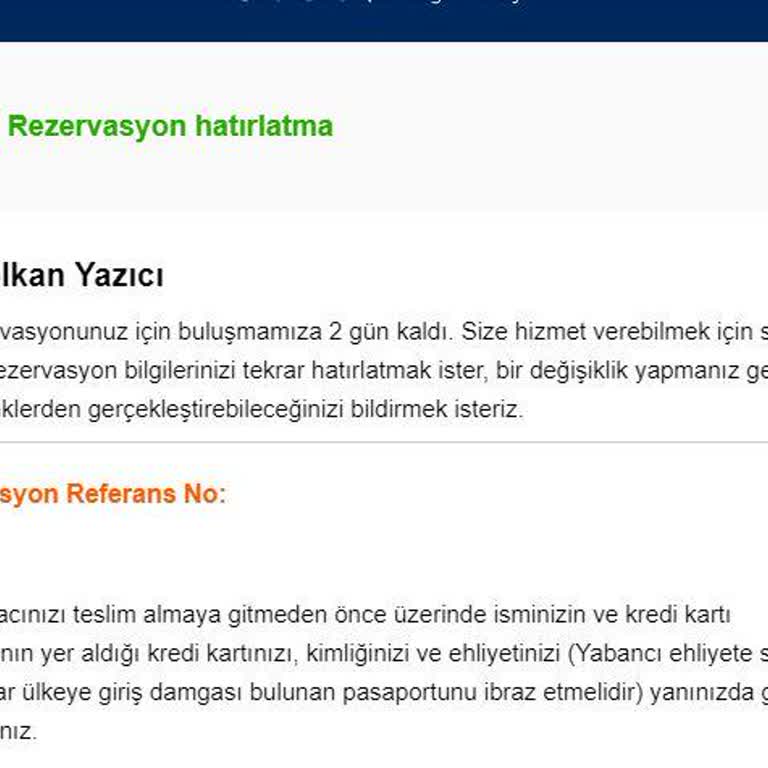 Rezervasyon Onaylandı, Araç Teslim Edilmedi: Budget - Otokoç'tan Açıklama Bekliyorum