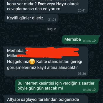 Sürekli İnternet Kesintisi Ve Çözümsüzlük