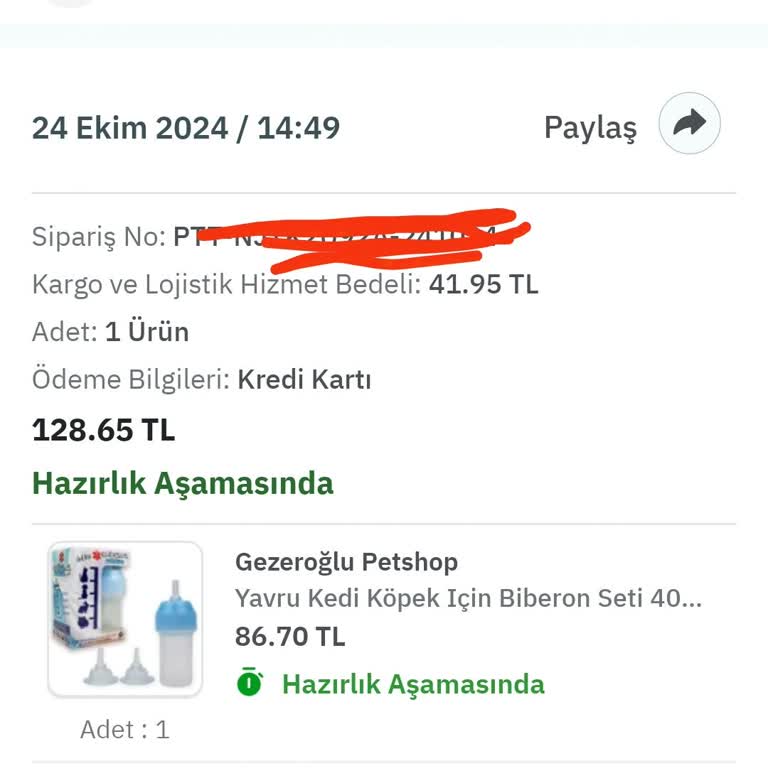 Sipariş Gecikmesi Ve Yavru Kedilerin İhtiyacı