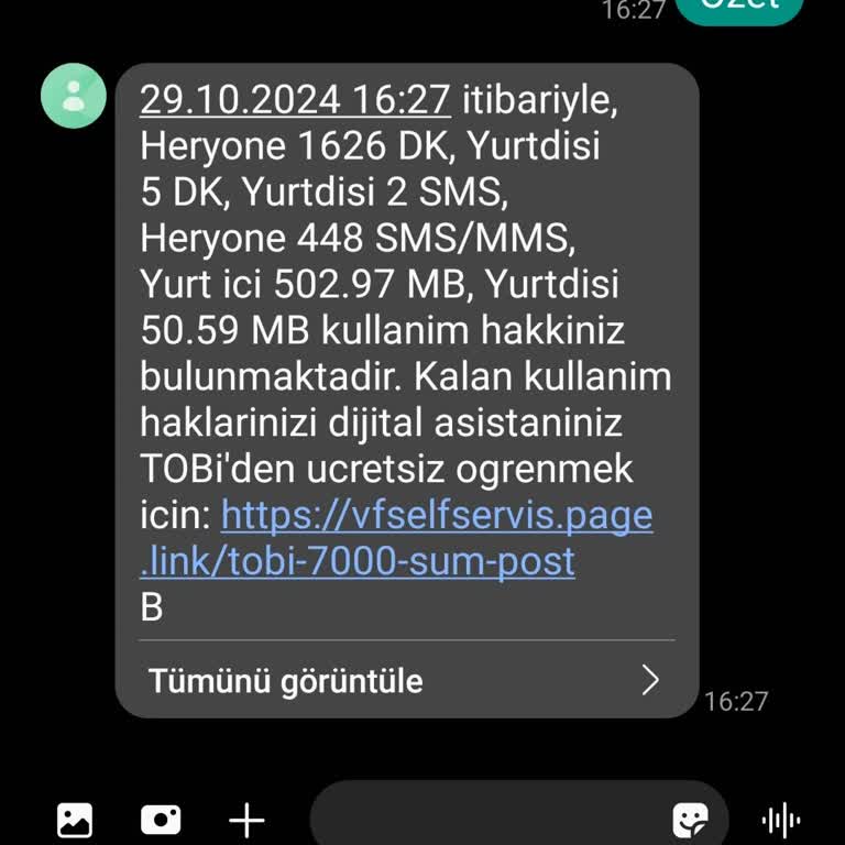 Vodafone'un Haksız İnternet Aşım Paketi Yüklemesi