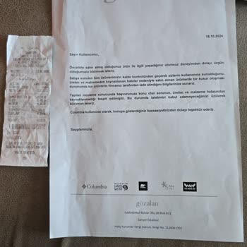 Su Geçirmez Denilen Ayakkabı Su Aldı Ve İlgisizlikle Karşılaştım