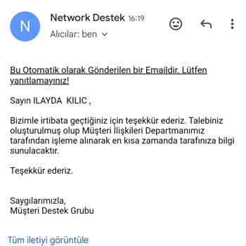 Ürün İadesi Ve Para İadesi Talebi