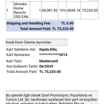 Ürün İadesi Ve Para İadesi Talebi