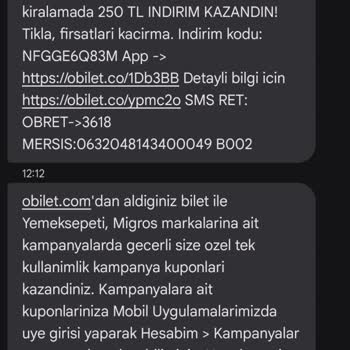 İptal Edilen Sefer İçin Yetersiz Bilgilendirme