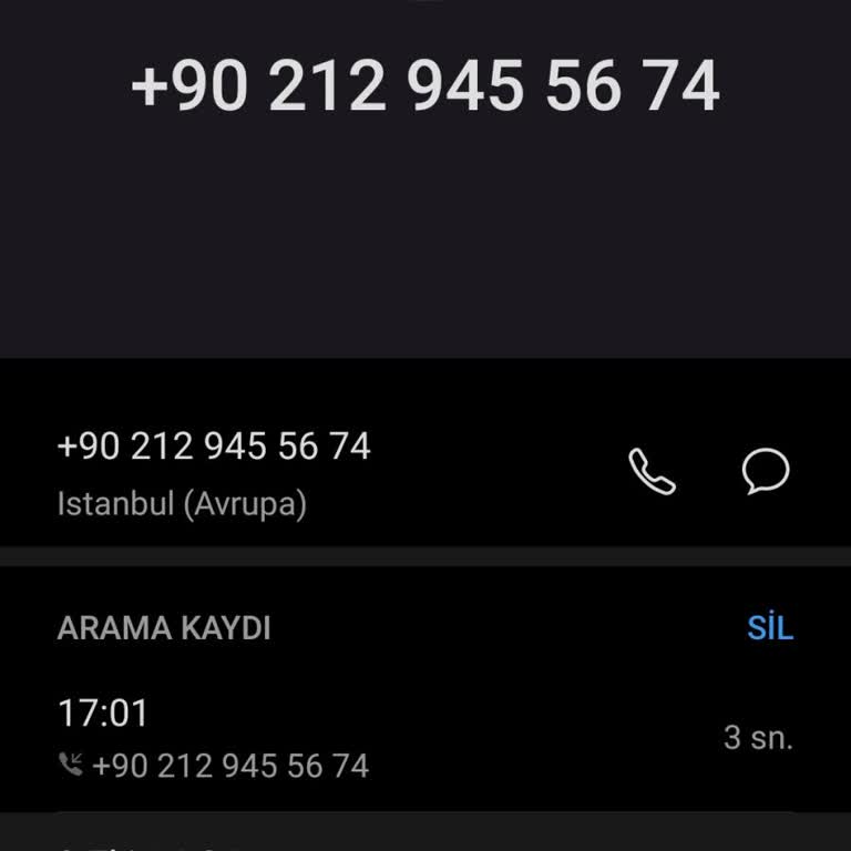 Bilinmeyen Numaradan Gelen Gizemli Arama