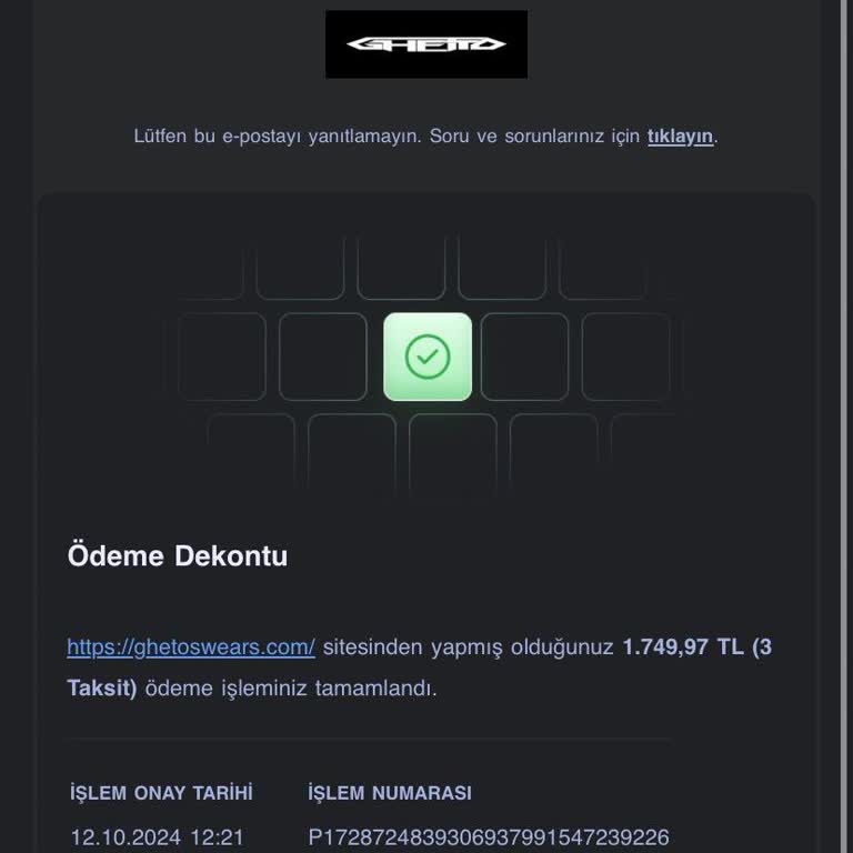 Ghetoswears Mağazasından Ürün Teslim Edilemiyor Ve İade Sorunu