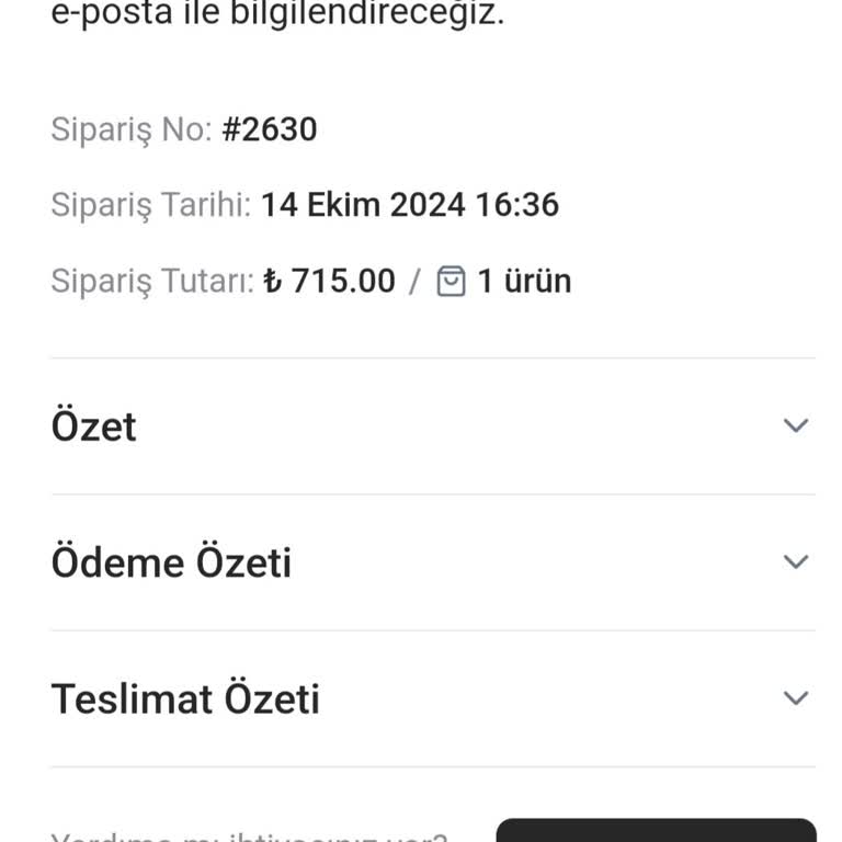 Spor Ayakkabı Siparişi Hüsranı