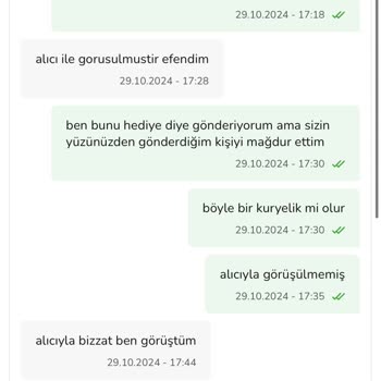 Zamanında Teslim Edilmeyen Hediye Ve Yetersiz Müşteri Hizmetleri